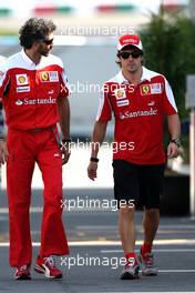 07.10.2010 Suzuka, Japan,  Fernando Alonso (ESP), Scuderia Ferrari  - Formula 1 World Championship, Rd 16, Japanese Grand Prix, Thursday