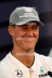 07.10.2010 Suzuka, Japan,  Michael Schumacher (GER), Mercedes GP Petronas - Formula 1 World Championship, Rd 16, Japanese Grand Prix, Thursday Press Conference