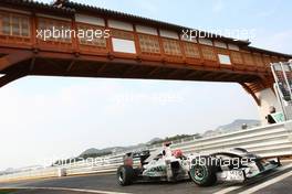 22.10.2010 Yeongam, Korea,  Michael Schumacher (GER), Mercedes GP Petronas - Formula 1 World Championship, Rd 17, Korean Grand Prix, Friday Practice