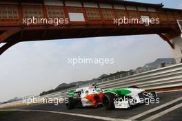 22.10.2010 Yeongam, Korea,  Vitantonio Liuzzi (ITA), Force India F1 Team - Formula 1 World Championship, Rd 17, Korean Grand Prix, Friday Practice