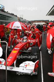 24.10.2010 Yeongam, Korea,  Fernando Alonso (ESP), Scuderia Ferrari - Formula 1 World Championship, Rd 17, Korean Grand Prix, Sunday Pre-Race Grid