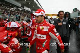 24.10.2010 Yeongam, Korea,  Felipe Massa (BRA), Scuderia Ferrari - Formula 1 World Championship, Rd 17, Korean Grand Prix, Sunday Pre-Race Grid