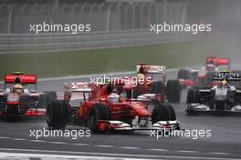 24.10.2010 Yeongam, Korea,  Fernando Alonso (ESP), Scuderia Ferrari  - Formula 1 World Championship, Rd 17, Korean Grand Prix, Sunday Race