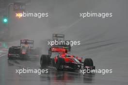 24.10.2010 Yeongam, Korea,  Lucas di Grassi (BRA), Virgin Racing - Formula 1 World Championship, Rd 17, Korean Grand Prix, Sunday Race