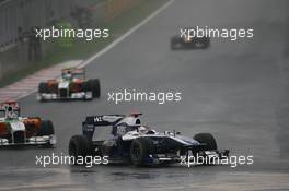 24.10.2010 Yeongam, Korea,  Rubens Barrichello (BRA), Williams F1 Team - Formula 1 World Championship, Rd 17, Korean Grand Prix, Sunday Race