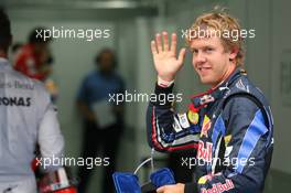 23.10.2010 Yeongam, Korea,  pole man Sebastian Vettel (GER), Red Bull Racing - Formula 1 World Championship, Rd 17, Korean Grand Prix, Saturday Qualifying