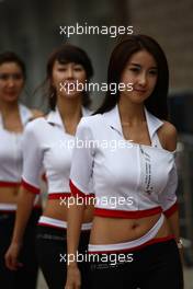 23.10.2010 Yeongam, Korea,  girls - Formula 1 World Championship, Rd 17, Korean Grand Prix, Saturday