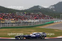 23.10.2010 Yeongam, Korea,  Nico Hulkenberg (GER), Williams F1 Team  - Formula 1 World Championship, Rd 17, Korean Grand Prix, Saturday Practice