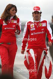 21.10.2010 Yeongam, Korea,  Fernando Alonso (ESP), Scuderia Ferrari  - Formula 1 World Championship, Rd 17, Korean Grand Prix, Thursday