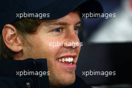 21.10.2010 Yeongam, Korea,  Sebastian Vettel (GER), Red Bull Racing  - Formula 1 World Championship, Rd 17, Korean Grand Prix, Thursday Press Conference