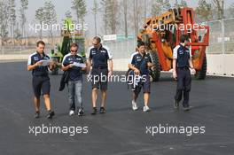 21.10.2010 Yeongam, Korea,  Rubens Barrichello (BRA), Williams F1 Team - Formula 1 World Championship, Rd 17, Korean Grand Prix, Thursday