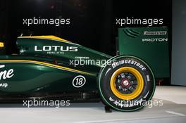 12.02.2010 London, England,  The New Lotus T187 - Lotus Cosworth Racing Launch - Formula 1 launch