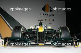 12.02.2010 London, England,  The New Lotus T127 - Lotus Cosworth Racing Launch - Formula 1 launch