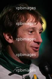 12.02.2010 London, England,  Jarno Trulli (ITA) - Lotus Cosworth Racing Launch - Formula 1 launch