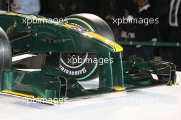 12.02.2010 London, England,  The New Lotus T187 - Lotus Cosworth Racing Launch - Formula 1 launch