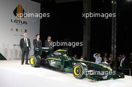 12.02.2010 London, England,  Tony Fernandes (MAL), Malaysia Racing Team Principal - Lotus Cosworth Racing Launch - Formula 1 launch