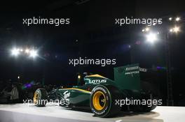 12.02.2010 London, England,  The New Lotus T127 - Lotus Cosworth Racing Launch - Formula 1 launch