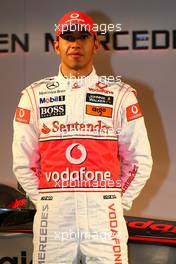 29.01.2010 Newbury, England,  Lewis Hamilton (GBR), McLaren Mercedes - Vodafone Mclaren Mercedes MP4-25 Launch Vodafone UK HQ