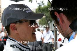 16.05.2010 Monaco, Monte Carlo,  Michael Schumacher (GER), Mercedes GP  - Formula 1 World Championship, Rd 6, Monaco Grand Prix, Sunday Pre-Race Grid
