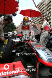 16.05.2010 Monaco, Monte Carlo,  Lewis Hamilton (GBR), McLaren Mercedes  - Formula 1 World Championship, Rd 6, Monaco Grand Prix, Sunday Pre-Race Grid