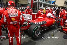 16.05.2010 Monaco, Monte Carlo,  Felipe Massa (BRA), Scuderia Ferrari - Formula 1 World Championship, Rd 6, Monaco Grand Prix, Sunday Pre-Race Grid