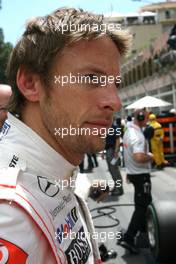 16.05.2010 Monaco, Monte Carlo,  Jenson Button (GBR), McLaren Mercedes  - Formula 1 World Championship, Rd 6, Monaco Grand Prix, Sunday Pre-Race Grid