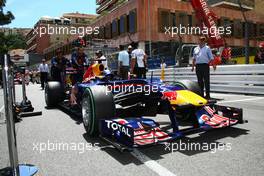 16.05.2010 Monaco, Sebastian Vettel (GER), Red Bull Racing  - Formula 1 World Championship, Rd 6, Monaco Grand Prix, Sunday Pre-Race Grid