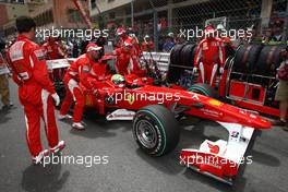 16.05.2010 Monaco, Monte Carlo,  Felipe Massa (BRA), Scuderia Ferrari - Formula 1 World Championship, Rd 6, Monaco Grand Prix, Sunday Pre-Race Grid