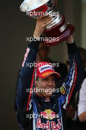 16.05.2010 Monaco, Monte Carlo,  2nd place Sebastian Vettel (GER), Red Bull Racing - Formula 1 World Championship, Rd 6, Monaco Grand Prix, Sunday Podium