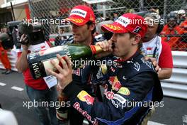 16.05.2010 Monaco, Monte Carlo,  Sebastian Vettel (GER), Red Bull Racing and Mark Webber (AUS), Red Bull Racing  - Formula 1 World Championship, Rd 6, Monaco Grand Prix, Sunday Podium