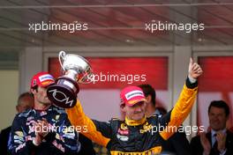 16.05.2010 Monaco, Monte Carlo,  Robert Kubica (POL), Renault F1 Team  - Formula 1 World Championship, Rd 6, Monaco Grand Prix, Sunday Podium