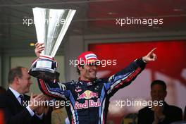 16.05.2010 Monaco, Monte Carlo,  Mark Webber (AUS), Red Bull Racing  - Formula 1 World Championship, Rd 6, Monaco Grand Prix, Sunday Podium