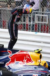 16.05.2010 Monaco, Monte Carlo,  Mark Webber (AUS), Red Bull Racing - Formula 1 World Championship, Rd 6, Monaco Grand Prix, Sunday Podium