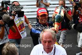 16.05.2010 Monaco, Monte Carlo,  1st place Mark Webber (AUS), Red Bull Racing  - Formula 1 World Championship, Rd 6, Monaco Grand Prix, Sunday Podium