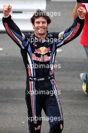 16.05.2010 Monaco, Monte Carlo,  Mark Webber (AUS), Red Bull Racing - Formula 1 World Championship, Rd 6, Monaco Grand Prix, Sunday Podium