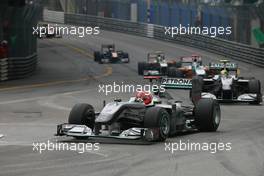 16.05.2010 Monaco, Monte Carlo,  Michael Schumacher (GER), Mercedes GP  - Formula 1 World Championship, Rd 6, Monaco Grand Prix, Sunday Race
