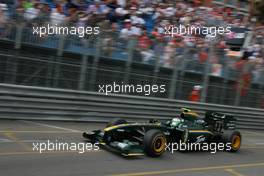 16.05.2010 Monaco, Monte Carlo,  Heikki Kovalainen (FIN), Lotus F1 Team - Formula 1 World Championship, Rd 6, Monaco Grand Prix, Sunday Race