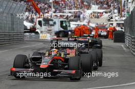 16.05.2010 Monaco, Monte Carlo,  Karun Chandhok (IND), Hispania Racing F1 Team HRT - Formula 1 World Championship, Rd 6, Monaco Grand Prix, Sunday Race
