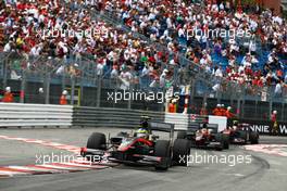 16.05.2010 Monaco, Monte Carlo,  Bruno Senna (BRA), Hispania Racing F1 Team, HRT - Formula 1 World Championship, Rd 6, Monaco Grand Prix, Sunday Race