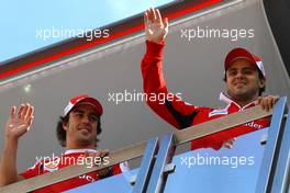 15.05.2010 Monaco, Monte Carlo,  Fernando Alonso (ESP), Scuderia Ferrari and Felipe Massa (BRA), Scuderia Ferrari  - Formula 1 World Championship, Rd 6, Monaco Grand Prix, Saturday