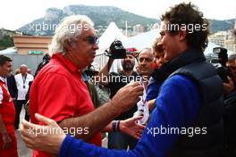 15.05.2010 Monaco, Monte Carlo,  Flavio Briatore (ITA) with John Elkann the new president of the Fiat Group - Formula 1 World Championship, Rd 6, Monaco Grand Prix, Saturday