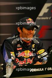 16.05.2010 Monaco, Monte Carlo,  Mark Webber (AUS), Red Bull Racing - Formula 1 World Championship, Rd 6, Monaco Grand Prix, Sunday Press Conference