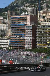 13.05.2010 Monaco, Monte Carlo,  Michael Schumacher (GER), Mercedes GP   - Formula 1 World Championship, Rd 6, Monaco Grand Prix, Thursday Practice