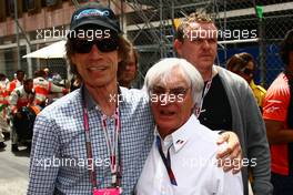 16.05.2010 Monaco, Monte Carlo,  Mick Jagger with Bernie Ecclestone (GBR) - Formula 1 World Championship, Rd 6, Monaco Grand Prix, Sunday
