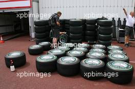 12.05.2010 Monaco, Monte Carlo,  Bridgestone tyres - Formula 1 World Championship, Rd 6, Monaco Grand Prix, Wednesday