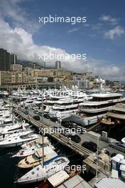 12.05.2010 Monaco, Monte Carlo,  Monaco atmosphere, boat, yacht  - Formula 1 World Championship, Rd 6, Monaco Grand Prix, Wednesday