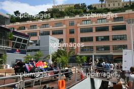 12.05.2010 Monaco, Monte Carlo,  Red Bull motorhome - Formula 1 World Championship, Rd 6, Monaco Grand Prix, Wednesday