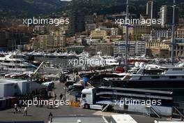 12.05.2010 Monaco, Monte Carlo,  Cosworth truck in the paddock - Formula 1 World Championship, Rd 6, Monaco Grand Prix, Wednesday