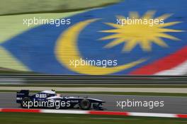 02.04.2010 Kuala Lumpur, Malaysia,  Nico Hulkenberg (GER), Williams F1 Team, FW32 - Formula 1 World Championship, Rd 3, Malaysian Grand Prix, Friday Practice