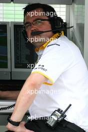02.04.2010 Kuala Lumpur, Malaysia,  Eric Boullier, Team Principal, Renault F1 Team  - Formula 1 World Championship, Rd 3, Malaysian Grand Prix, Friday Practice